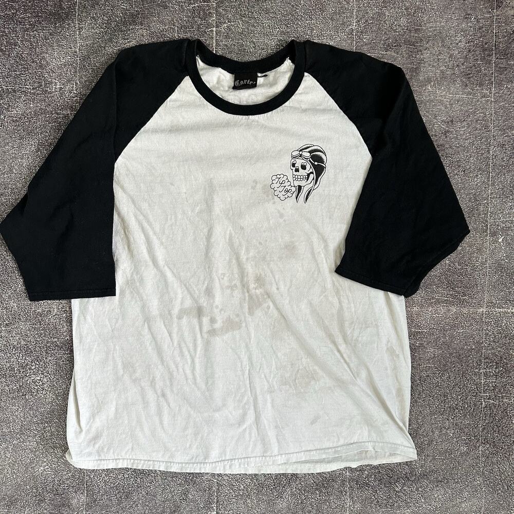 Mens Vintage Y2K Cartel Ink USA Never Forget 9/11 White Black T Shirt Tee Sz 2XL